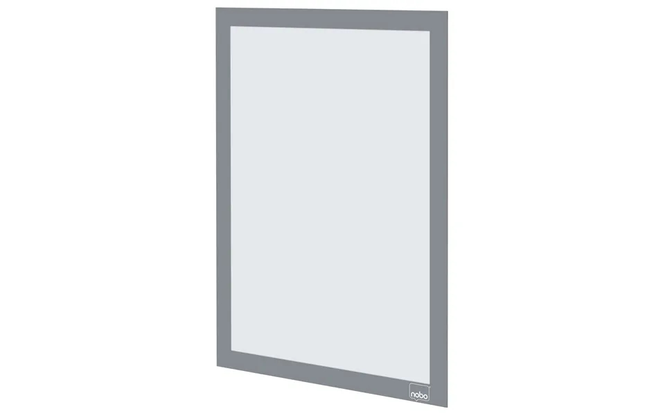 Nobo 1915696 Self-adhesive Magnetic Poster Frame A4 Silver