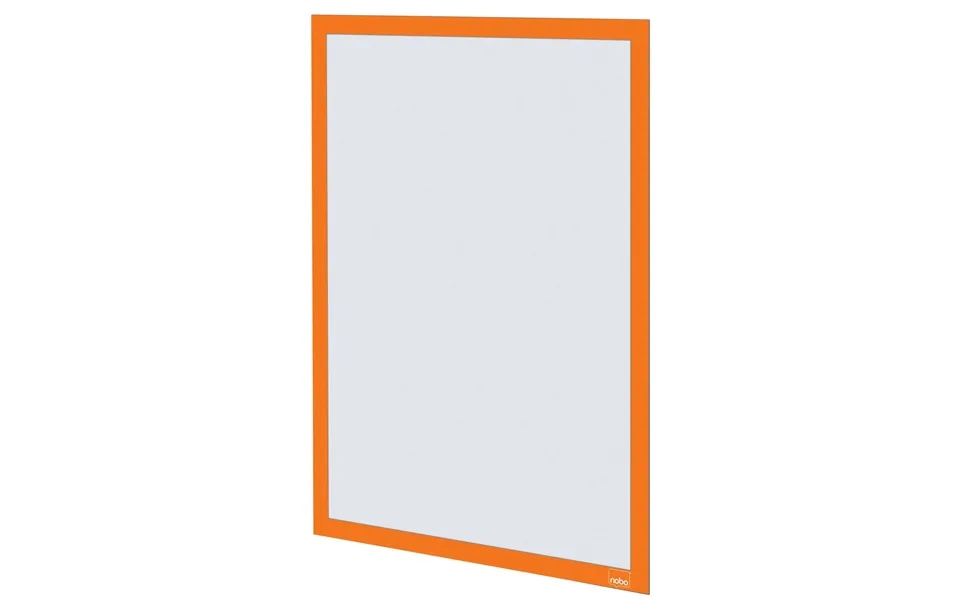 Nobo 1915698 Self-adhesive Magnetic Poster Frame A3 Orange