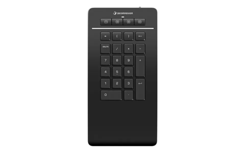 3dconnexion Numpad Pro Numeric Keypad Bluetooth Usb Rf Wireless Black