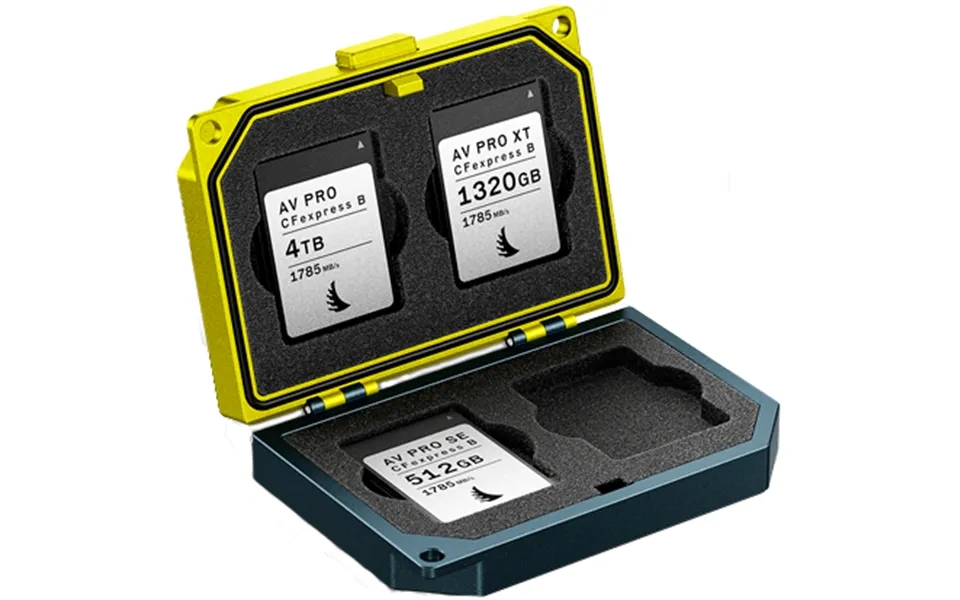 Angelbird Technologies Media Tank Memory Card Case 4 Cards Aluminium B