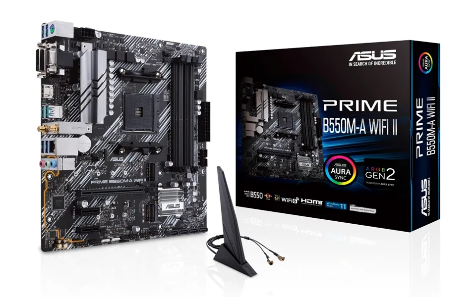 Asus Prime B550m-a Wifi Ii Amd B550 Socket Am4 Micro Atx