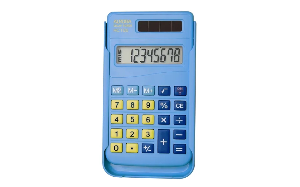 Aurora Hc106 Calculator Pocket Basic Blue