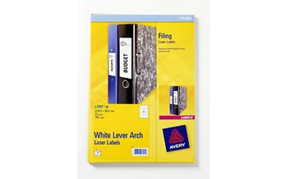 Avery L7171-25 Self-adhesive Label White 100 Pc S