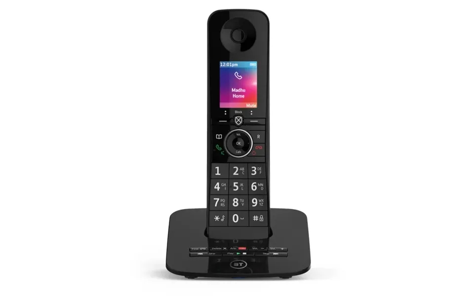 British Telecom D93rws00 Dect Telephone Caller Id Black