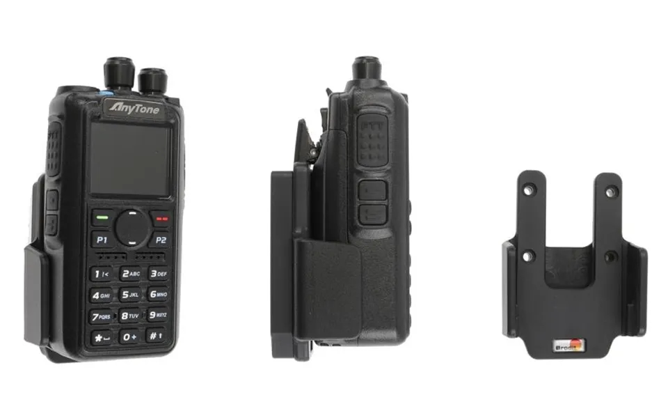Brodit 710184 Holder Passive Holder Two-way Radio Black