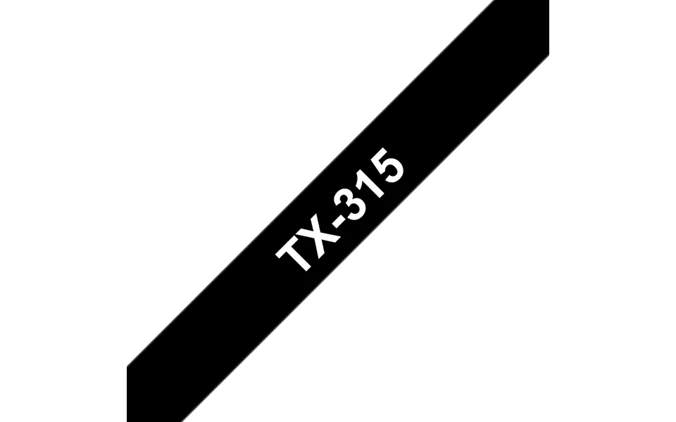 Brother Tx-315 Directlabel White On Black 6mm X 15m For Brother P-touc