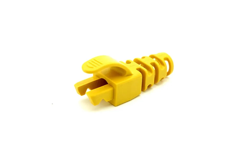 Cablenet Rj45 Snagless Strain Relief Flush Boot Yellow 6.5mm