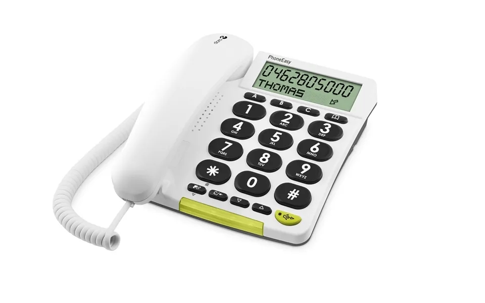 Doro 312cs Analog Telephone Caller Id White