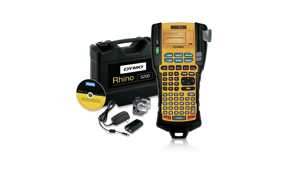 Dymo Rhino 5200 Kit Label Printer Thermal Transfer 180 X 180 Dpi Abc