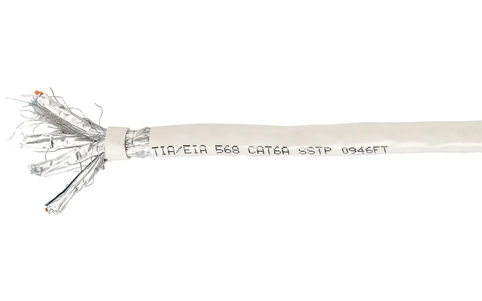 Equip Cat.6a S Ftp Installation Cable. Lszh. Solid Copper. 100m