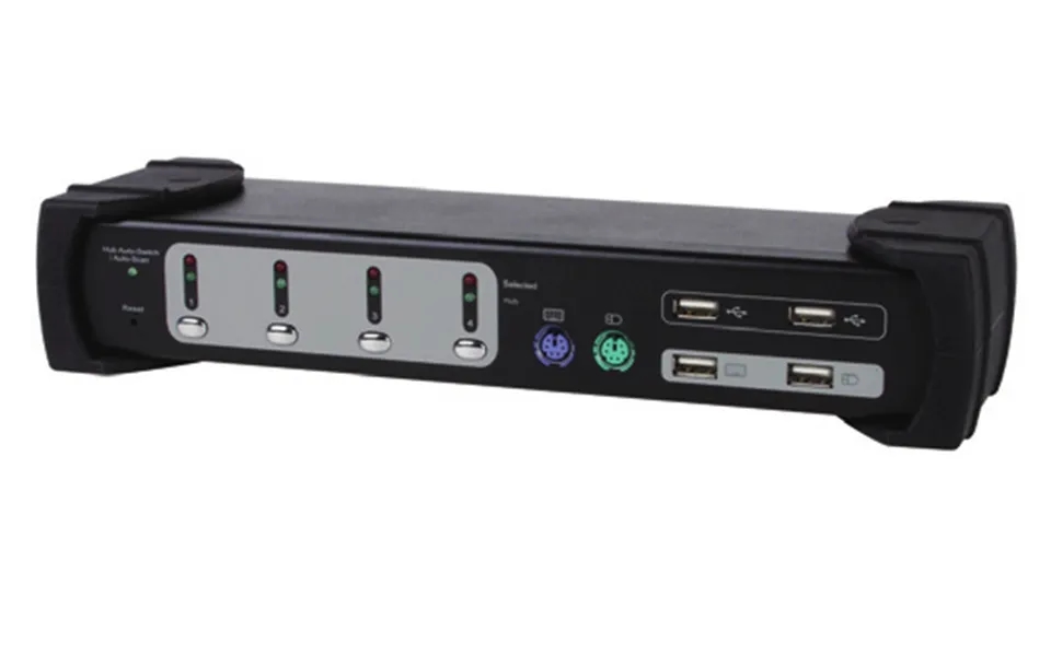 Equip Dual Monitor 4-port Combo Kvm Switch