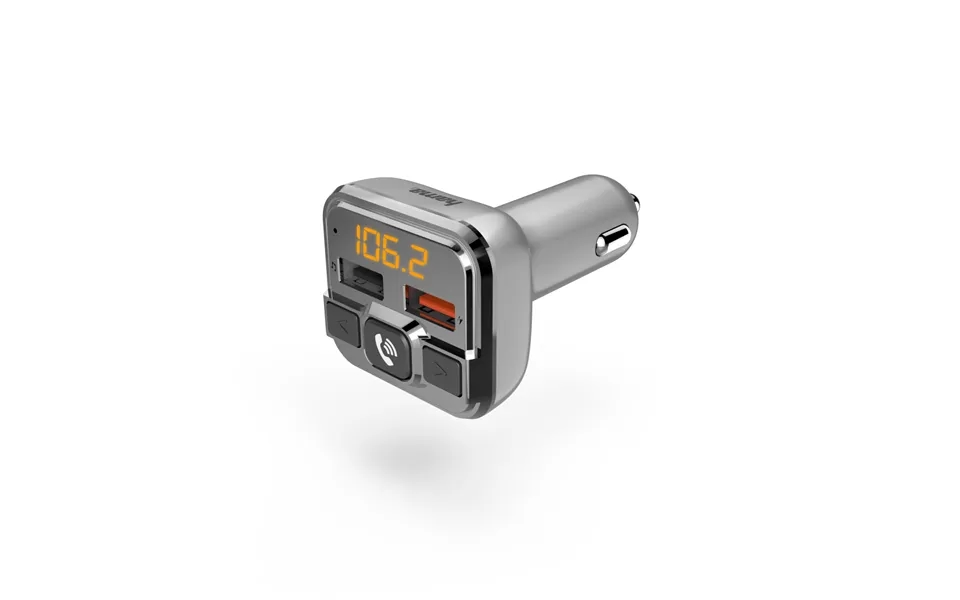 Hama 00014165 Fm Transmitter 87.6 - 107.9 Mhz Cigar Lighter Silver