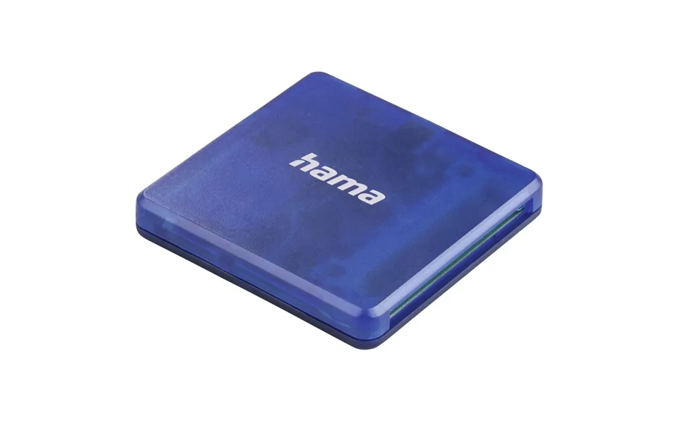 Hama Usb 2.0 Multi Card Reader. Sd Microsd Cf. Blue