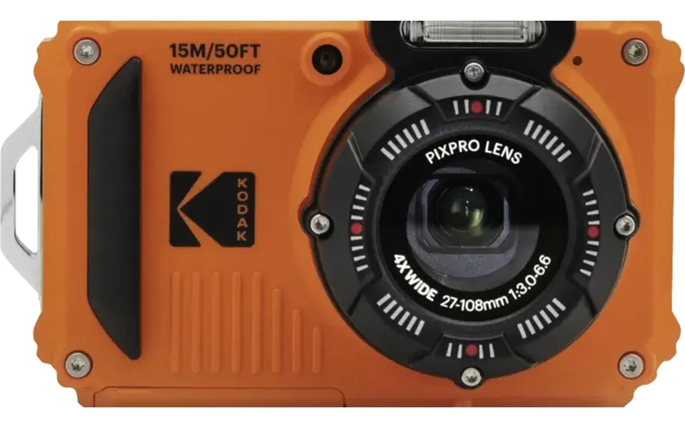 Kodak Pixpro Wpz2 1 2.3 Compact Camera Black. Orange