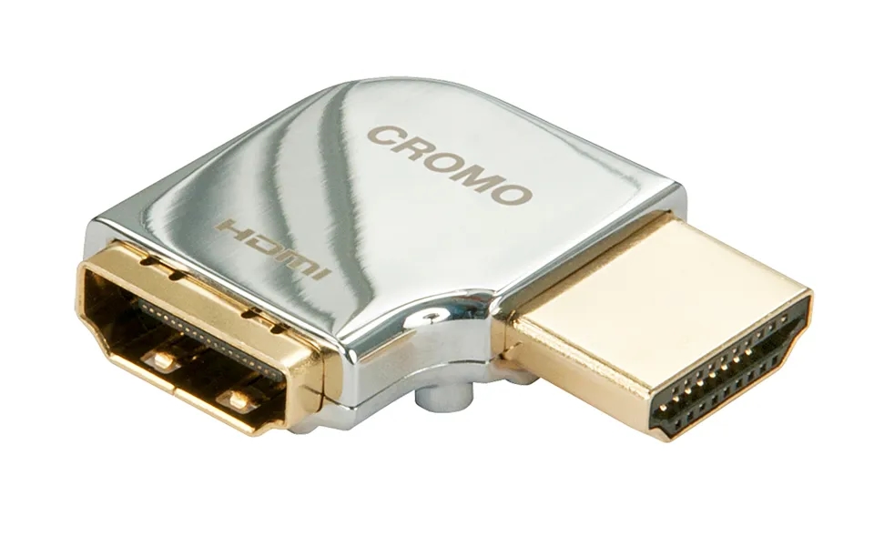 Lindy Cromo Hdmi Male To Hdmi Female 90 Degree Right Angle Adapter - R