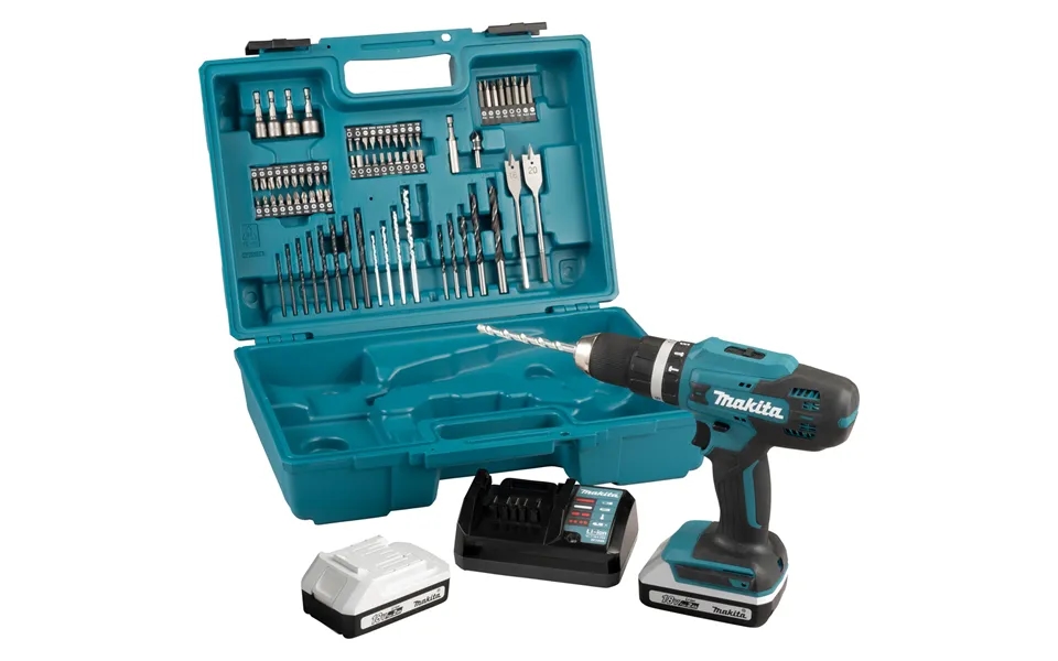Makita Hp488daex1 Drill 1400 Rpm Keyless 1.8 Kg Black. Green