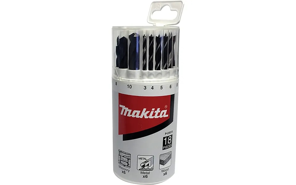 Makita P-23818 Drill Bit Drill Bit Set 18 Pc S
