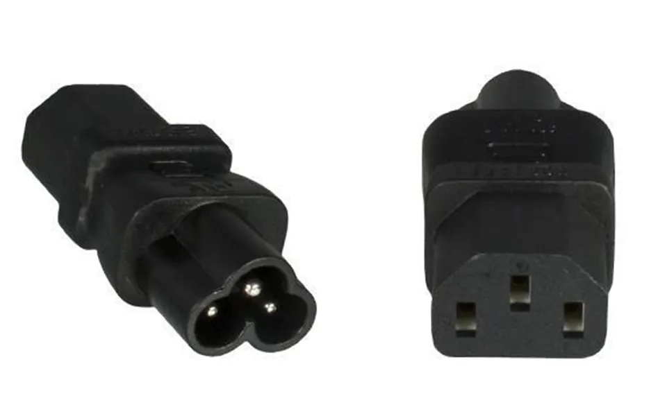 Microconnect Pe613ad Power Plug Adapter C6 C13 Black