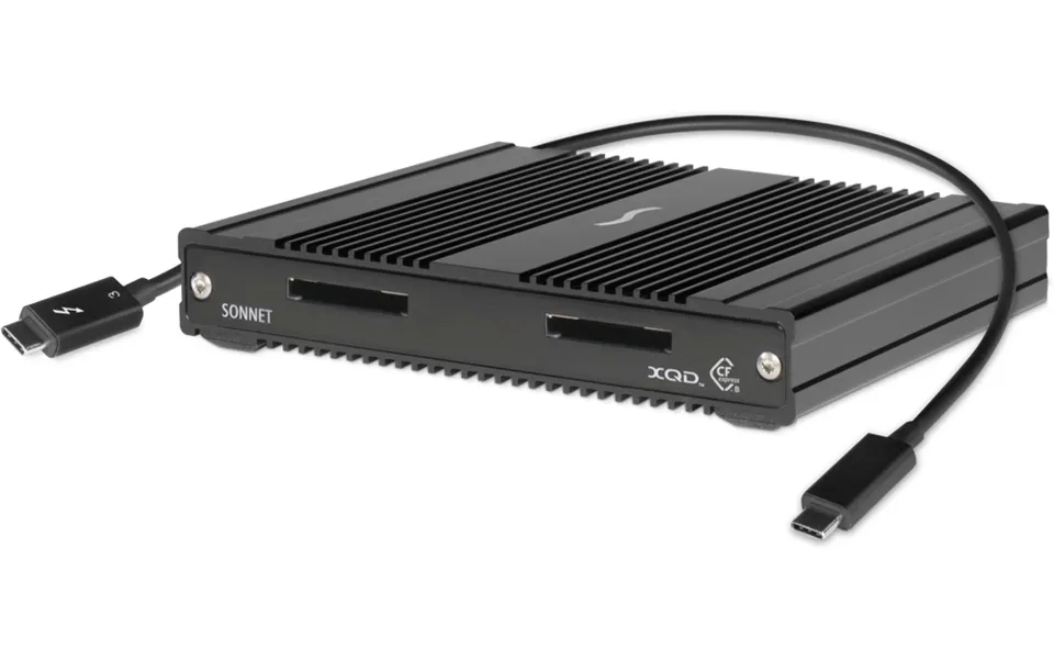 Sonnet Sf3 Series - Cfexpress Xqd Pro Card Reader Thunderbolt 3 Black