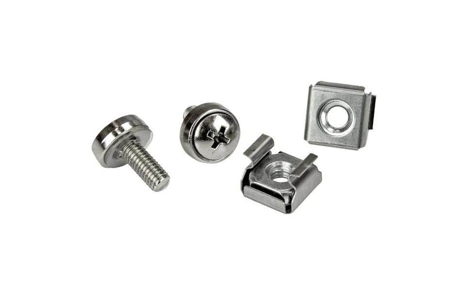 Startech.com 100 Pkg M5 Mounting Screws And Cage Nuts For Server Rack