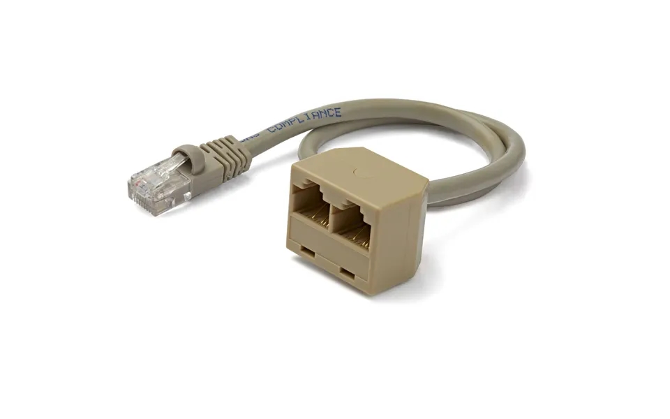 Startech.com 2-to-1 Rj45 Splitter Cable Adapter - F M