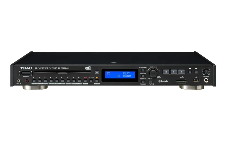 Teac Cd-p750dab-b Cd Player Black Cd Recorder