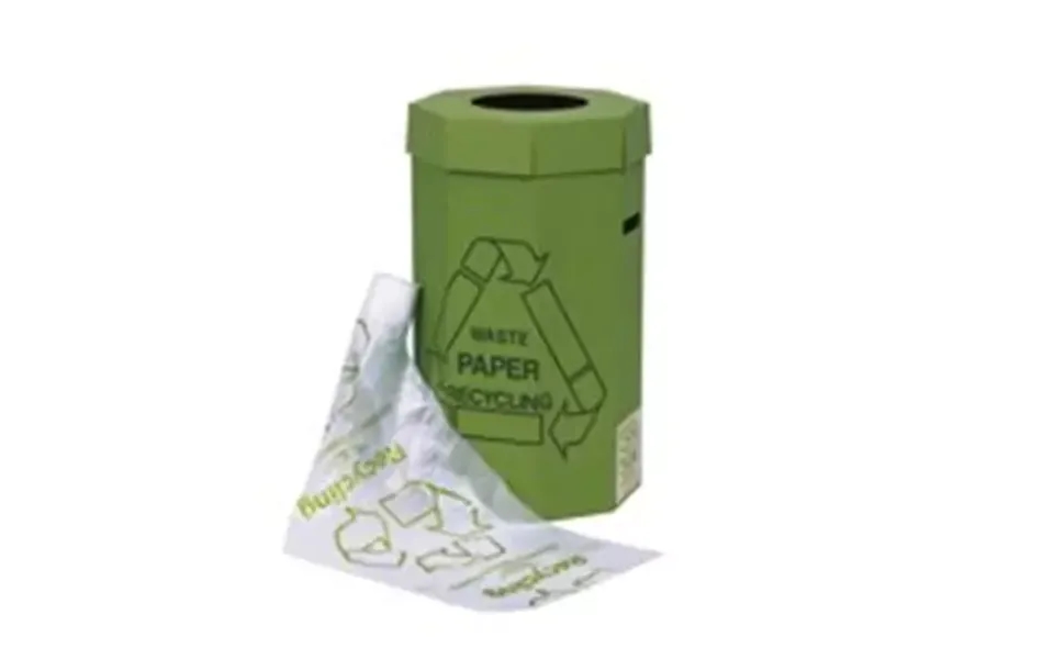 Acorn Green Bin High Volume Paper Recycling Bin 60 Litres H677 X W360mm Pack 5 - 402565