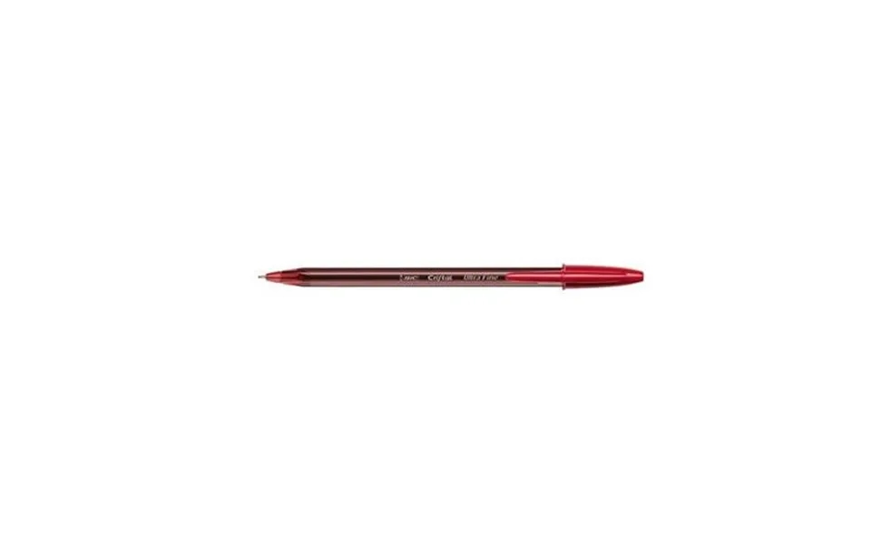 Bic Cristal Exact Red Stick Ballpoint Pen Ultra Fine 20 Pc S