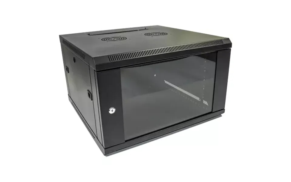 Cablenet 12u Wall Cabinet 600 Deep Black Flatpack