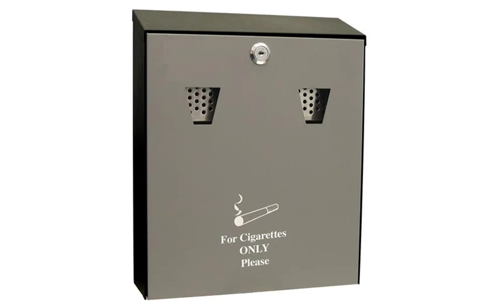 Cathedral Products Ash Bin 3.1 Litre Black Grey - Ashs Ashtray Rectangular