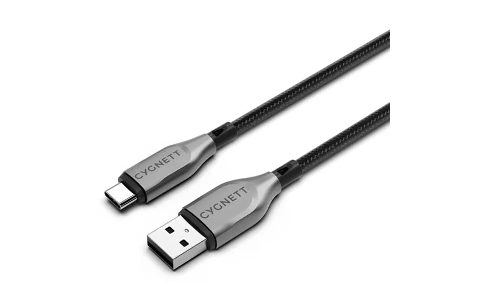 Cygnett Cy4680pcusa Usb Cable Usb 2.0 1 M Usb A Usb C Black Silver