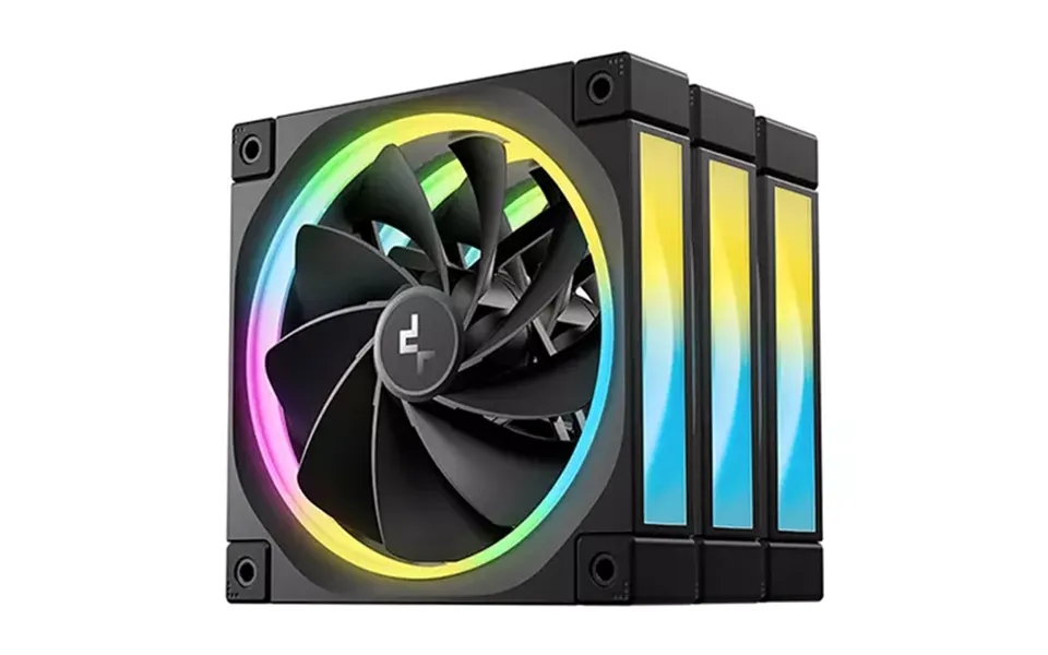 Deepcool Fl12r-3 In 1 Computer Case Fan 12 Cm Black 3 Pc S