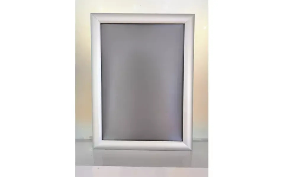 Deflecto A4 Wall Mounted Water-resistant 25mm Aluminium Snap Frame Literature Display Sign Holder Silver - Sfa4swp