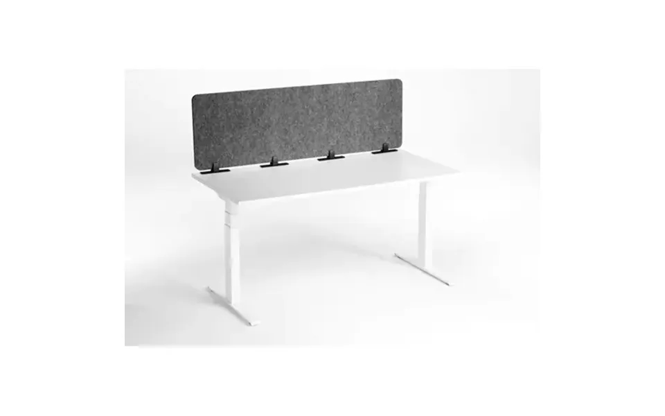 Durable Effect Foldable Felt Desk Divider 60% Recycled W1600 X H500mm Charcoal Grey - 313558