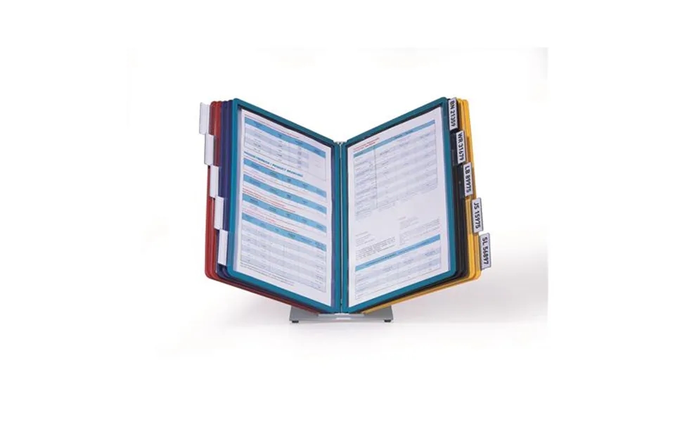 Durable Vario Document Display Carousel Desk Portrait A4