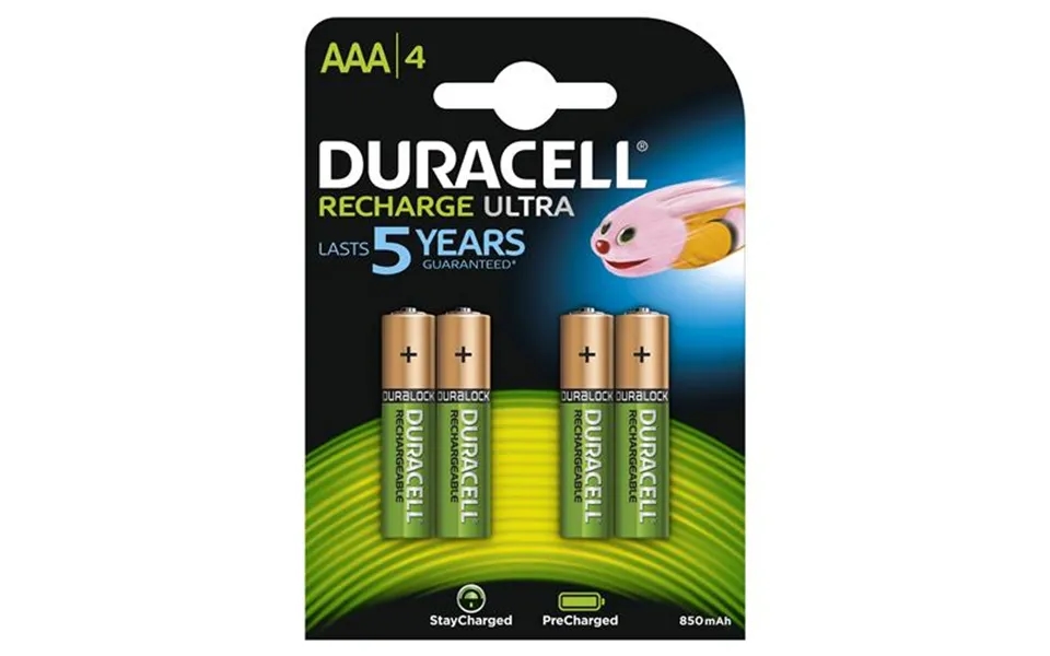 Duracell Staycharged Aaa 4pcs Rechargeable Battery Nickel-metal Hydride Nimh