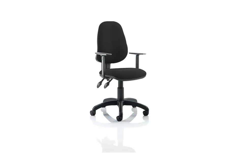 Eclipse Plus Ii Chair Black Adjustable Arms Kc0027