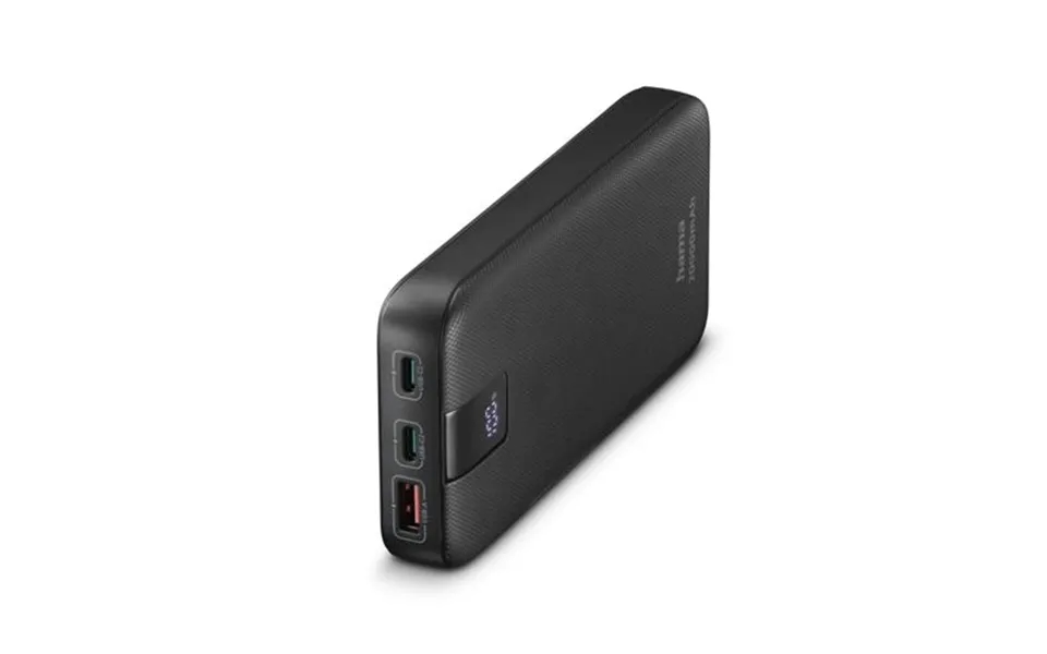 Hama Pd 20 Power Pack 20000 Mah Outputs 2x Usb-c Usb-a Fast Charging Anthracite