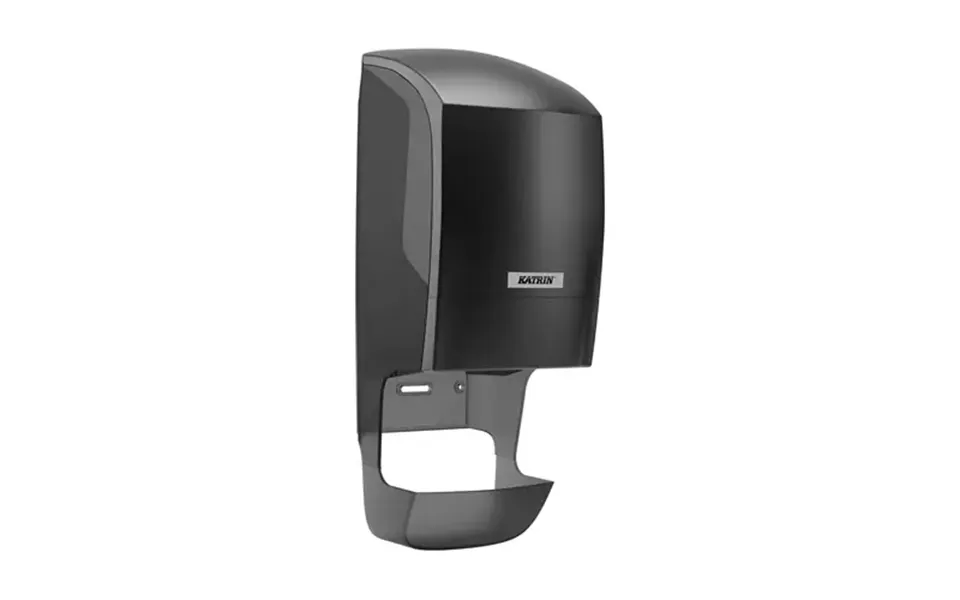 Katrin Plastic Dispenser With Core Catcher For System Toilet Paper Roll Black - 77472