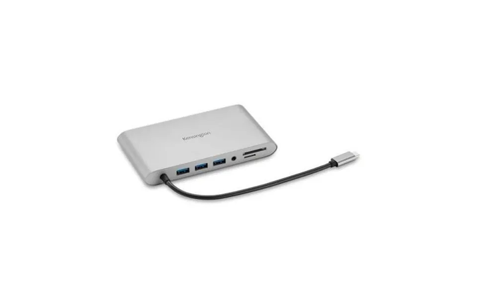 Kensington Uh1440p Usb-c 5gbps Dual Video Driverless Mobile Dock 85w Pass-through Power Dp Hdmi Vga