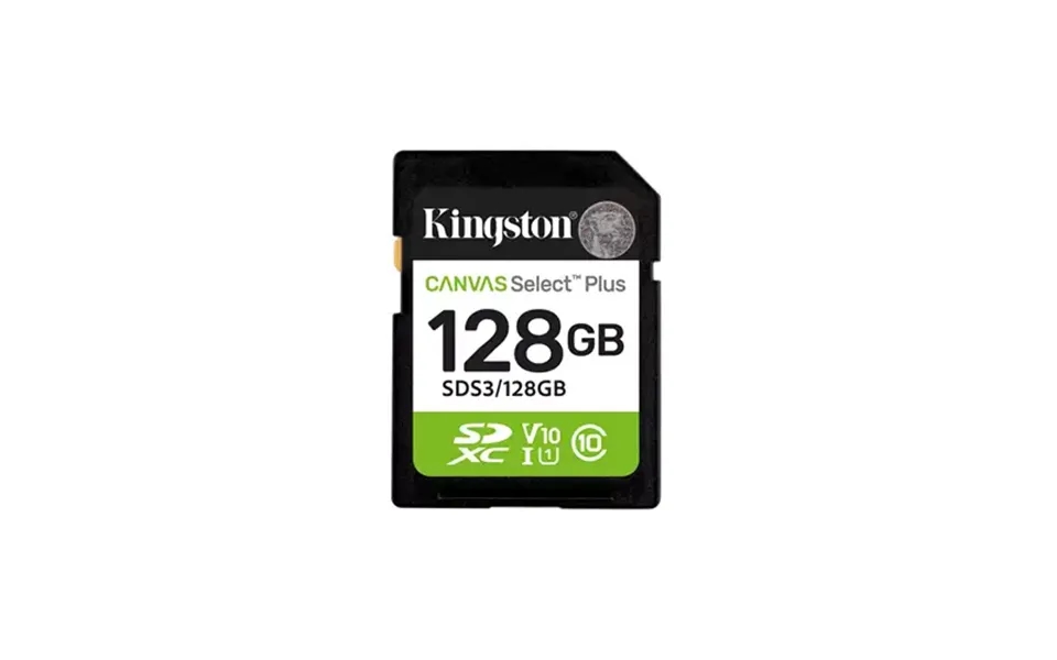 Kingston Technology 128gb Sdxc Canvas Select Plus Gen3 150mb S C10 Uhs-i U1 V10