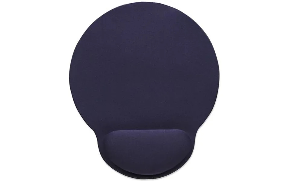 Manhattan Wrist Gel Support Pad And Mouse Mat Blue 241 203 40 Mm Non Slip Base Lifetime Warranty Card Retail Packaging
