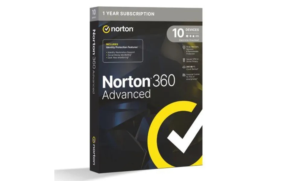 Norton 360 Adva 200gb 1u 10dev Mmbox