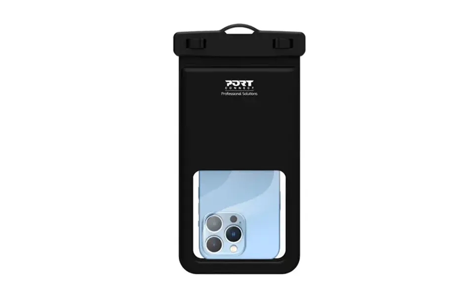 Port Designs 901884 Mobile Phone Case 17 Cm 6.7 Pouch Case Black Transparent