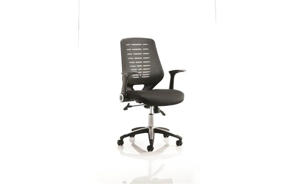 Relay Chair Airmesh Seat Black Back With Arms Op000115