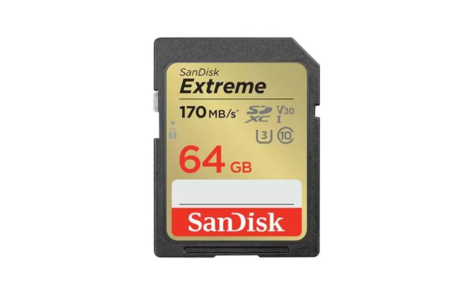 Sandisk Extreme 64 Gb Sdxc Uhs-i Class 10