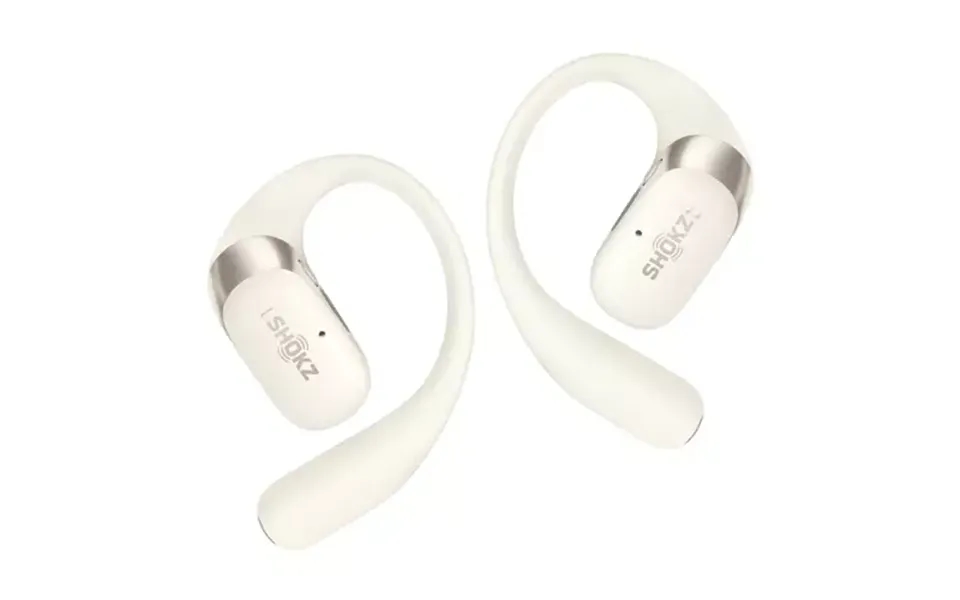 Shokz Openfit 2 Headset Wireless Ear-hook Open-ear Calls Music Sport Everyday Beige