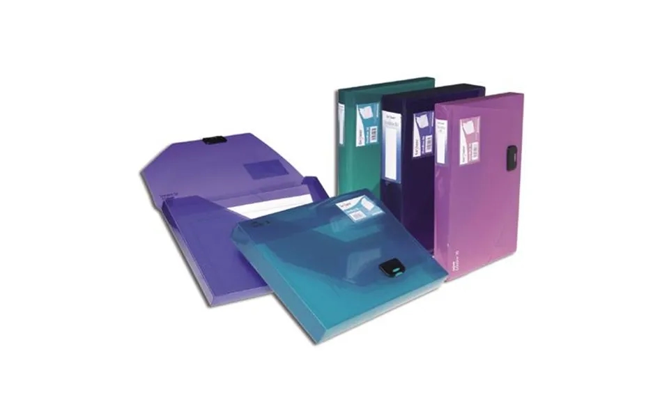 Snopake Docbox - Dark Blue 35mm Capacity Box File