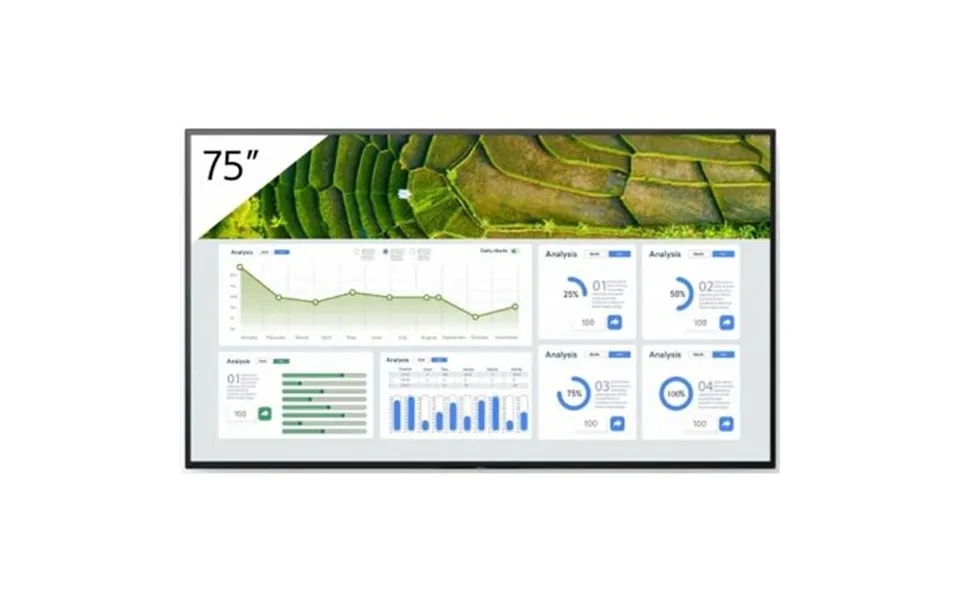 Sony Fw-75bz30l Signage Display Digital Signage Flat Panel 190