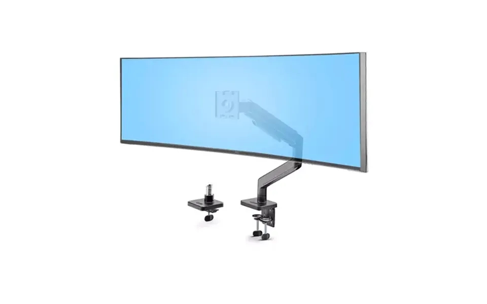 Startech.com Monitor Desk Mount For Up To 49in 32 9 Ultrawide Curved Screens Mechanical Spring Arm C-clamp Grommet Tool-